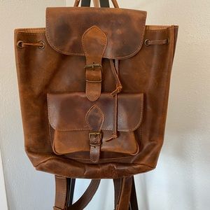 Leather Backpack from Greece